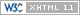 W3C XHTML 1.1